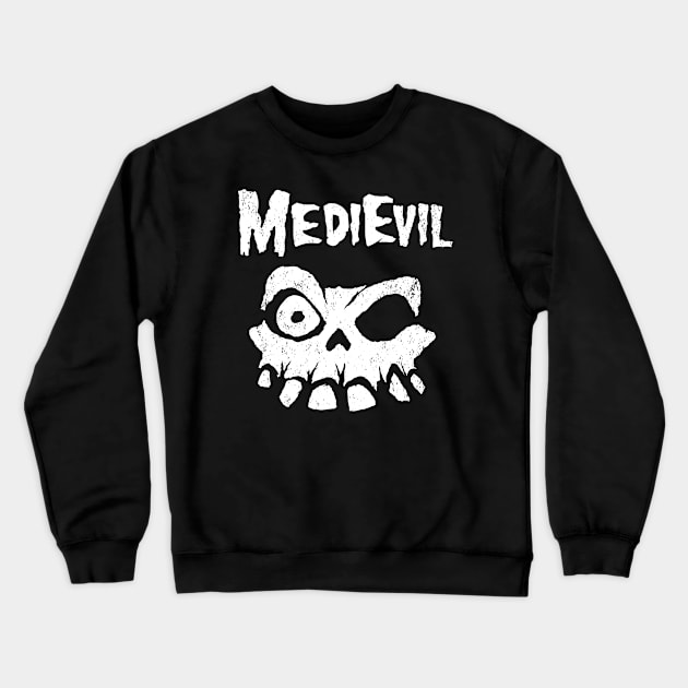 Skull of  Fortesque Crewneck Sweatshirt by sk8rDan